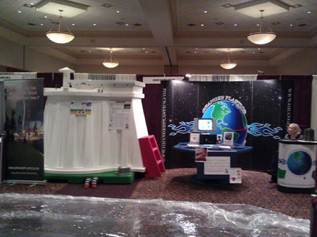 Granger ISS Tornado Shelter at Trade Show, Granger ISS Tornado Shelter Trade Show, Granger ISS Storm Shelter Trade Show